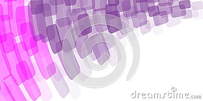 Abstract Colorful Minimalist Flowing Translucent Warped Round Squares Pattern with Copyspace, Room, Place for Your Text Vector Illustration