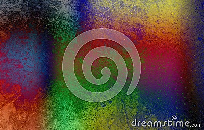 Abstract Colorful Mixture Effects Dark Textured Background Wallpaper. Stock Photo