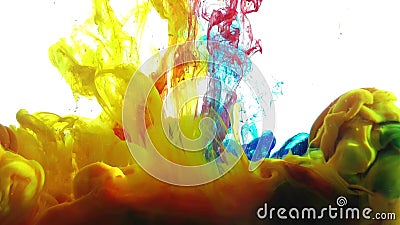 Abstract Colorful Paint Color Spreading in Water Background Texture Stock  Video - Video of design, handmade: 128239243