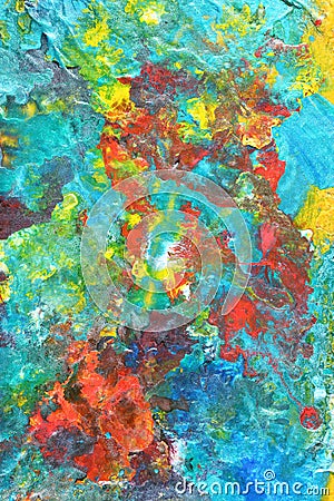 Abstract colorful painting Stock Photo