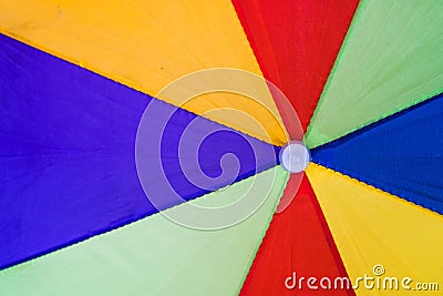 Abstract colorful part of umbrella Stock Photo