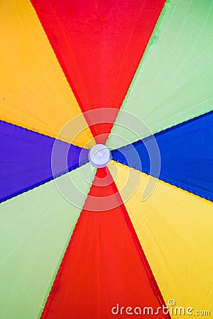 Abstract colorful part of umbrella Stock Photo