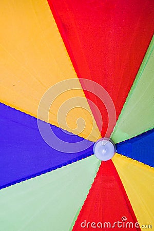 Abstract colorful part of umbrella Stock Photo