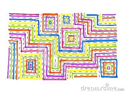 Abstract colorful pattern Stock Photo