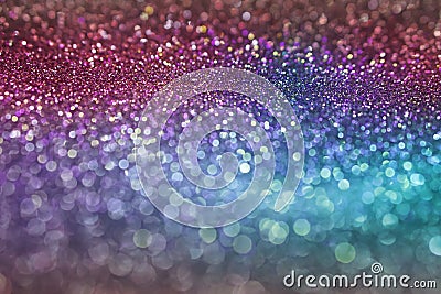 Abstract colorful pink ,purple and blue bokeh texture background with glitter light Stock Photo