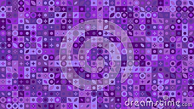 Abstract colorful random curved shape pattern desktop background Vector Illustration