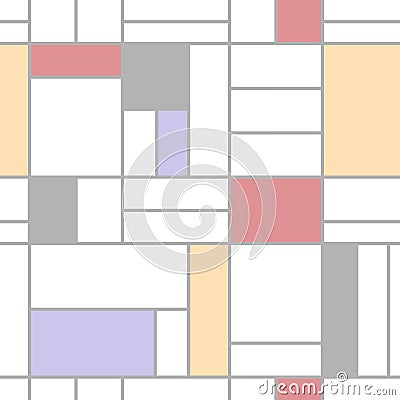 Abstract colorful seamless pattern Vector Illustration