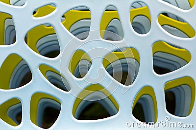 Abstract colorful shapes in soft vintage colours Stock Photo
