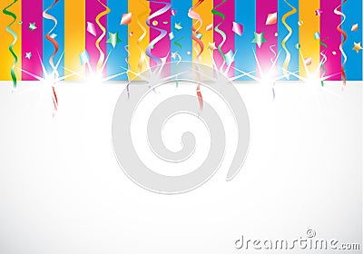 Abstract colorful shiny birthday background Stock Photo