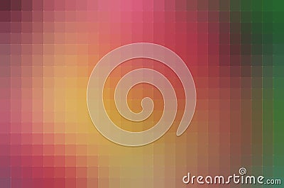 Abstract colorful square mosaic background Stock Photo