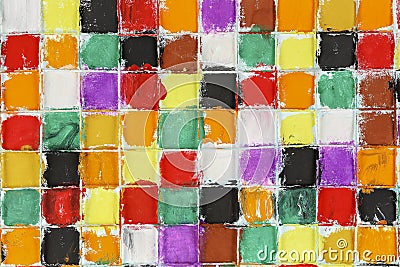 Colorful squares Stock Photo