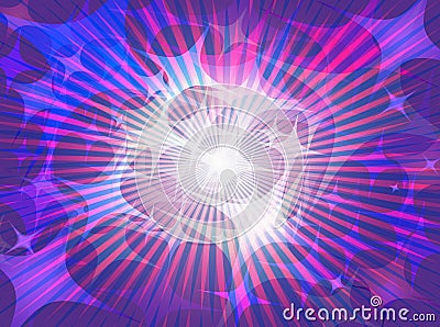 Abstract Colorful stars Bokeh background_04 Vector Illustration