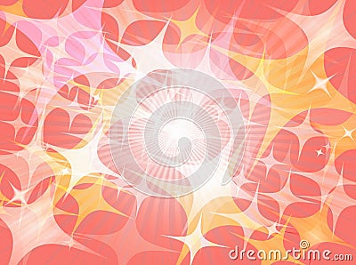 Abstract Colorful stars Bokeh background_09 Vector Illustration