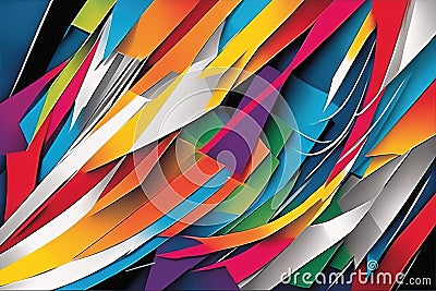 abstract colorful triangles background. vectorabstract colorful triangles background. Stock Photo