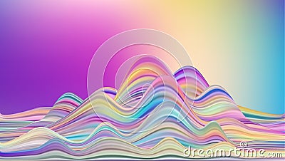 Abstract colorful vector background, color flow liquid wave Vector Illustration