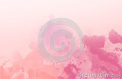 Abstract colorful water color,pink romantic tone. Stock Photo