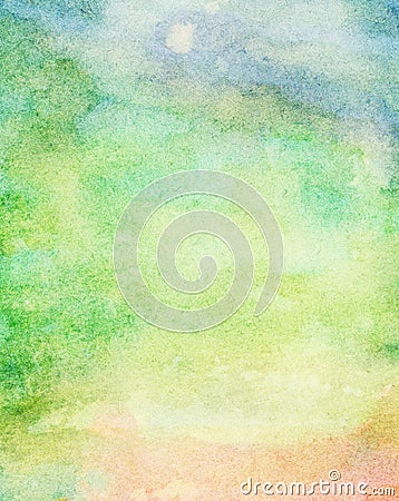 Abstract colorful watercolor background Stock Photo