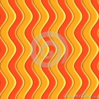 Abstract Colorful Waves Seamless Pattern Vector Vector Illustration