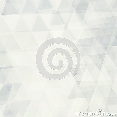 Abstract colorless background textured by transparent triangles Stock Photo