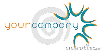 Abstract company logo Stock Photo