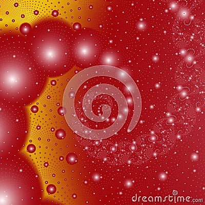 Abstract, computer-generated fractal Stock Photo