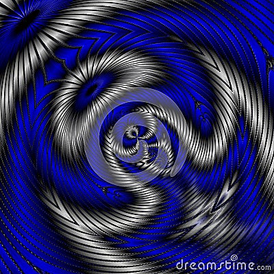 Abstract Computer generated Fractal design. A fractal is a never-ending pattern. Fractals are infinitely complex patterns Stock Photo