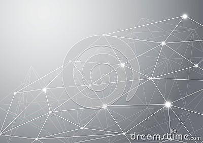 Abstract computer generated on white background Vector Illustration