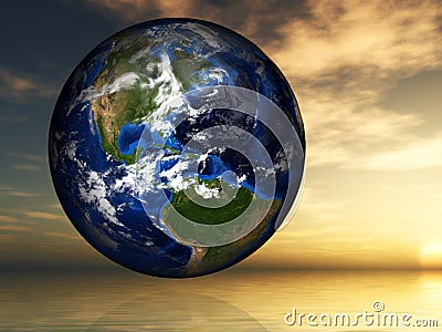 Earth, Environment, Global Warming, Peace, Hope Stock Photo