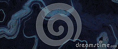 An abstract concept graphic element and geography scheme. A topographic map and landscape terrain texture grid. An Stock Photo