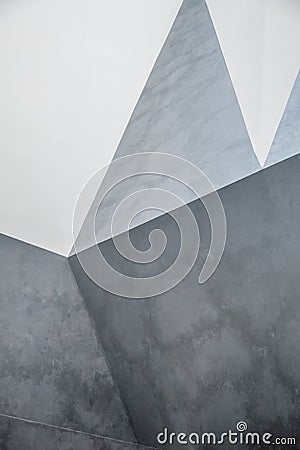 Abstract concret wall chaotic polygonal relief pattern Stock Photo