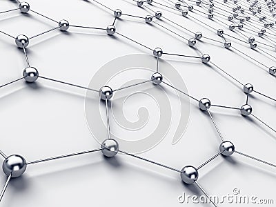 Abstract connection network Stock Photo