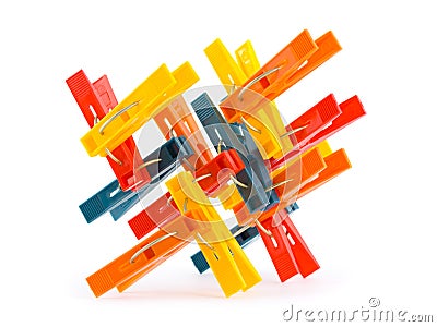 Abstract construction Stock Photo