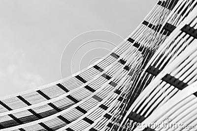 Abstract construction details of a modern skyscraper Stock Photo