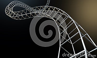 Abstract Contruction Spiral Stock Photo