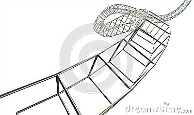 Abstract Contruction Spiral Stock Photo