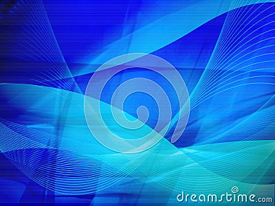 Abstract Cool waves Stock Photo