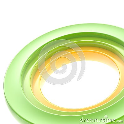 Abstract copyspace torus background Stock Photo