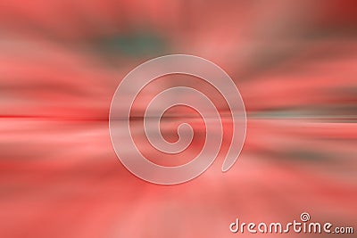 Abstract coral and green blurred background Stock Photo