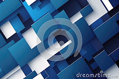 Oxford Blue: Simple and Modern Corporate Vector Background. Generative AI Stock Photo