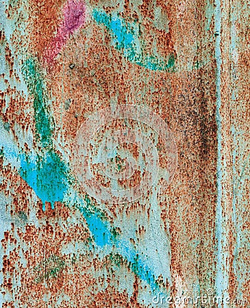 Abstract corroded colorful grunge background iron rusty artistic Stock Photo