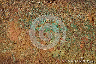 Abstract corroded colorful rusty metal background. Stock Photo