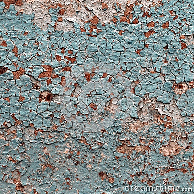 Abstract corroded colorful wallpaper grunge background iron rusty artistic wall peeling paint Stock Photo