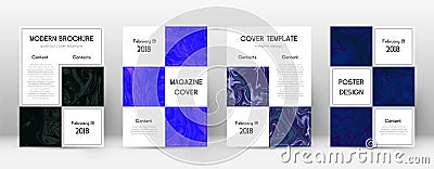 Abstract cover. Mesmeric design template. Suminagashi marble business poster. Mesmeric trendy abstra Vector Illustration
