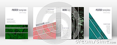 Abstract cover. Sightly design template. Suminagas Vector Illustration