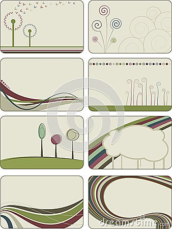 Abstract creative backgrounds Vector Illustration