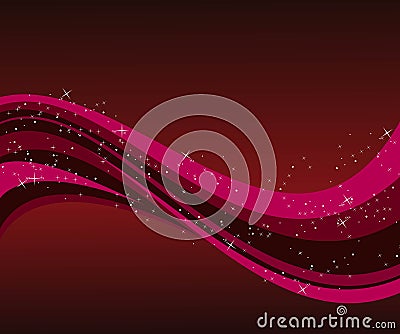 Abstract creative design wave background Vector Illustration