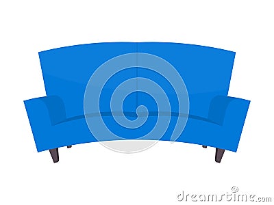 Abstract creative funny cartoon sofa set isolated on transparent background. For web and mobile app, clipart art. Concept idea des Cartoon Illustration