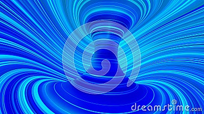 Abstract creative modern colorful uv background. Neon glowing twisted space lines Cartoon Illustration