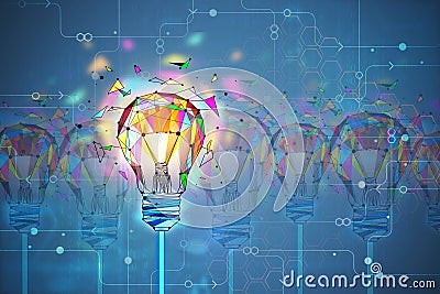 Innovation and creativity concept Stock Photo