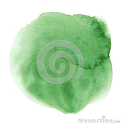 Abstract crocodile green watercolor splash texture isolated on white background Cartoon Illustration